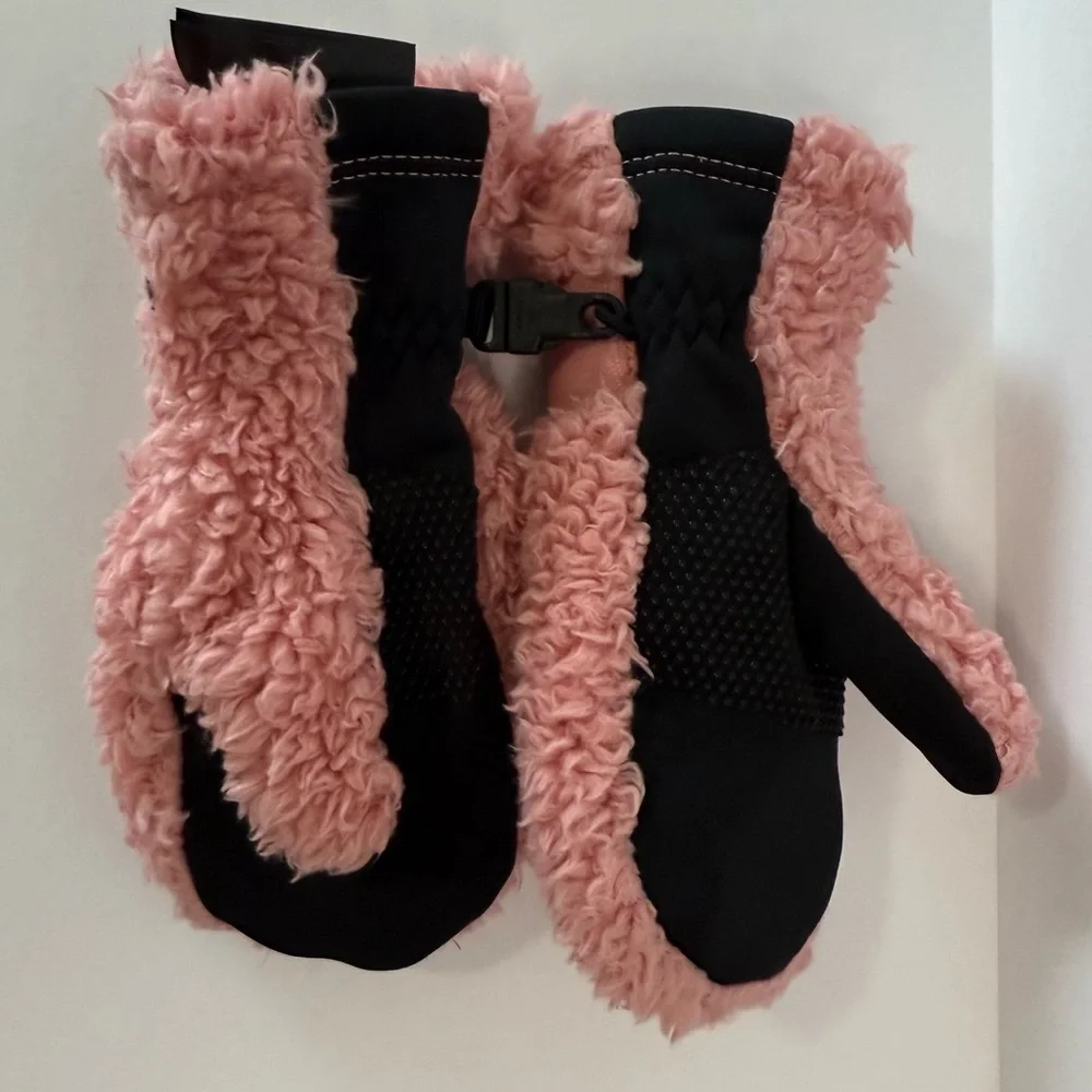 The North Face Kids' Cozy Pink Mittens